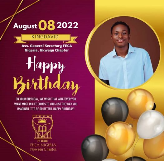 FECA Nkwaku Chapter celebrates KingDavid, calls him Labobo